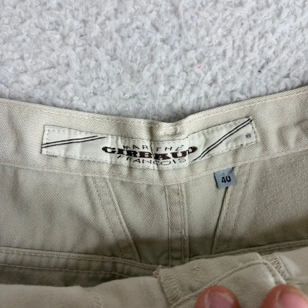 Marithe Francois Girbaud Mens Khaki jorts Shorts Y2K hiphop Baggy Tan Size 40